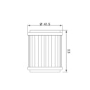 Vorschaubild MIW Ölfilter KT8009 Papierfilter (OEM-Qualität)