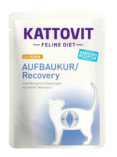 KATTOVIT Feline Diet Aufbaukur Huhn 85g Katzennassfutter Diätnahrung