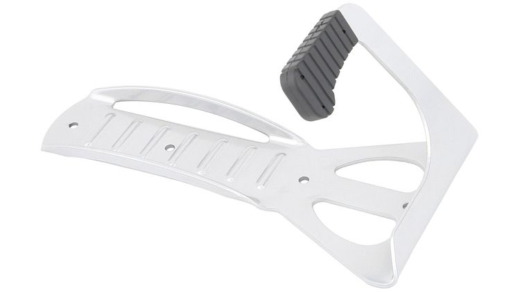CONTEC Fahrradwandhalter Wallie silber