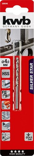 kwb SILVER-STAR HSS-Boh  4,0 mm SB 206540