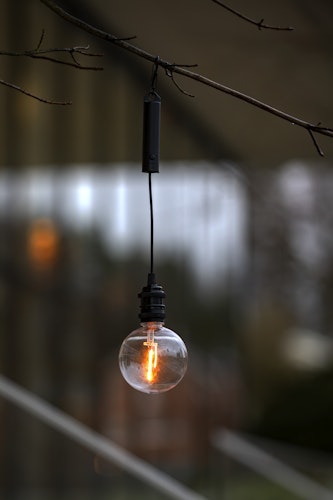 Konstsmide Weihnachtsbeleuchtung LED Akku Kabelleuchte bernsteinfarben batteriebetrieben