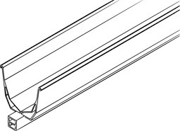 Handmuster OSMO GREEN FENCE Pflanzrinne