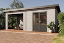 Wolff Finnhaus WPC Gartenhaus Tona 6030 - 28 mm