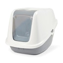 Vorschaubild SAVIC Katzentoilette Nestor GIANT weiß/grau