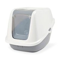SAVIC Katzentoilette Nestor GIANT weiß/grau