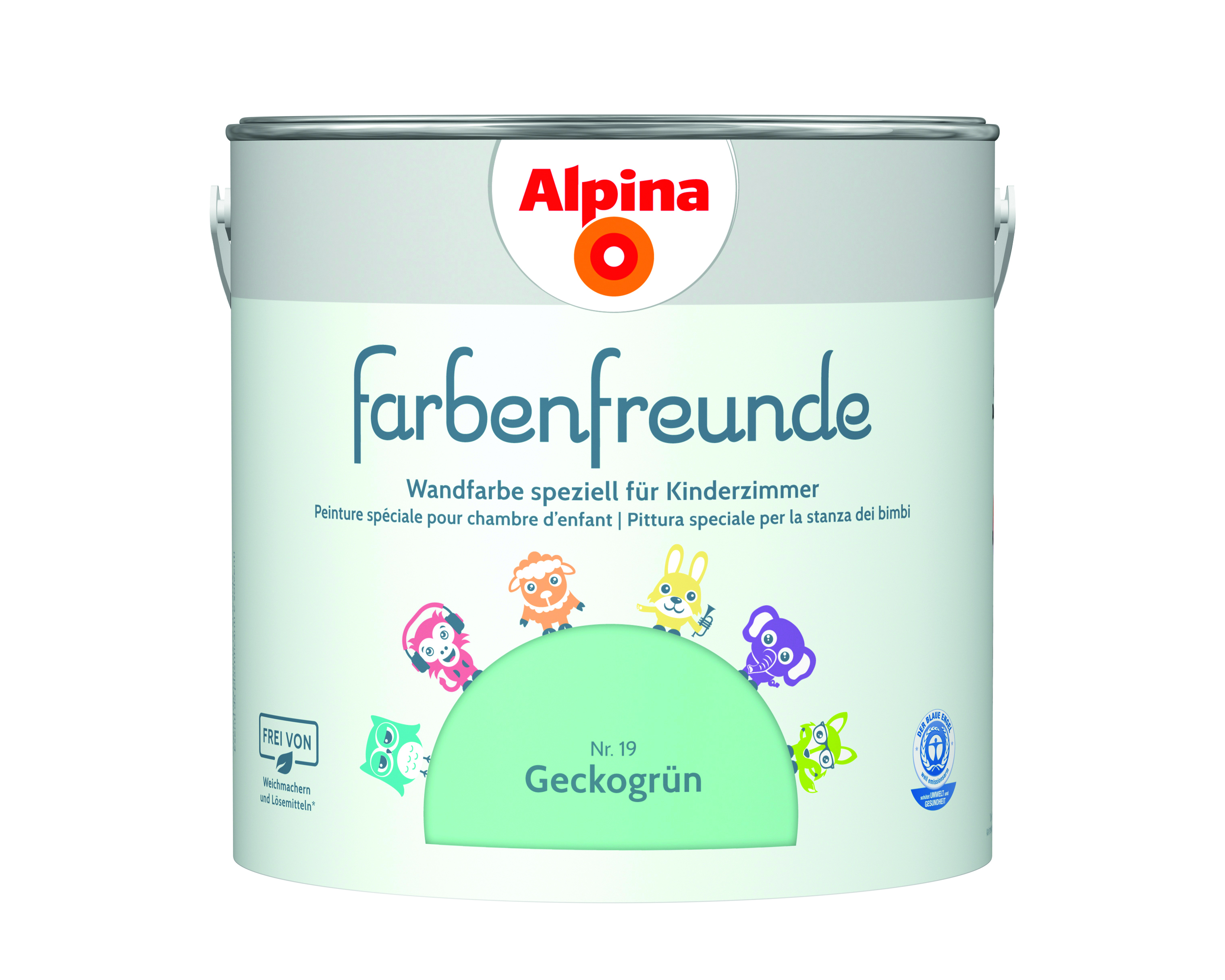 Alpina Farbenfreunde Nr. 19 Geckogrün 2,5 Liter matt