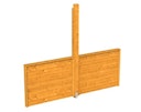 Vorschaubild Skan Holz Brüstung halbhoch für Pavillon Toulouse