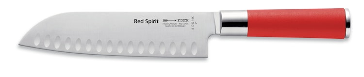 DICK Santoku mit Kullen RED SPIRIT 18 cm