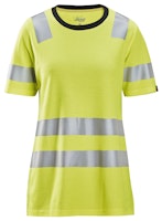 Snickers High-VIS, Damen-T-Shirt, Warnschutzklasse 2