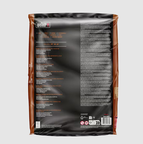 Weber Holzpellets 100 % natürlich Eichenholz 8 kg