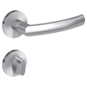 Vorschaubild Griffwerk Türgriff LORITA PROFESSIONAL Schraubrosette- Edelstahl matt