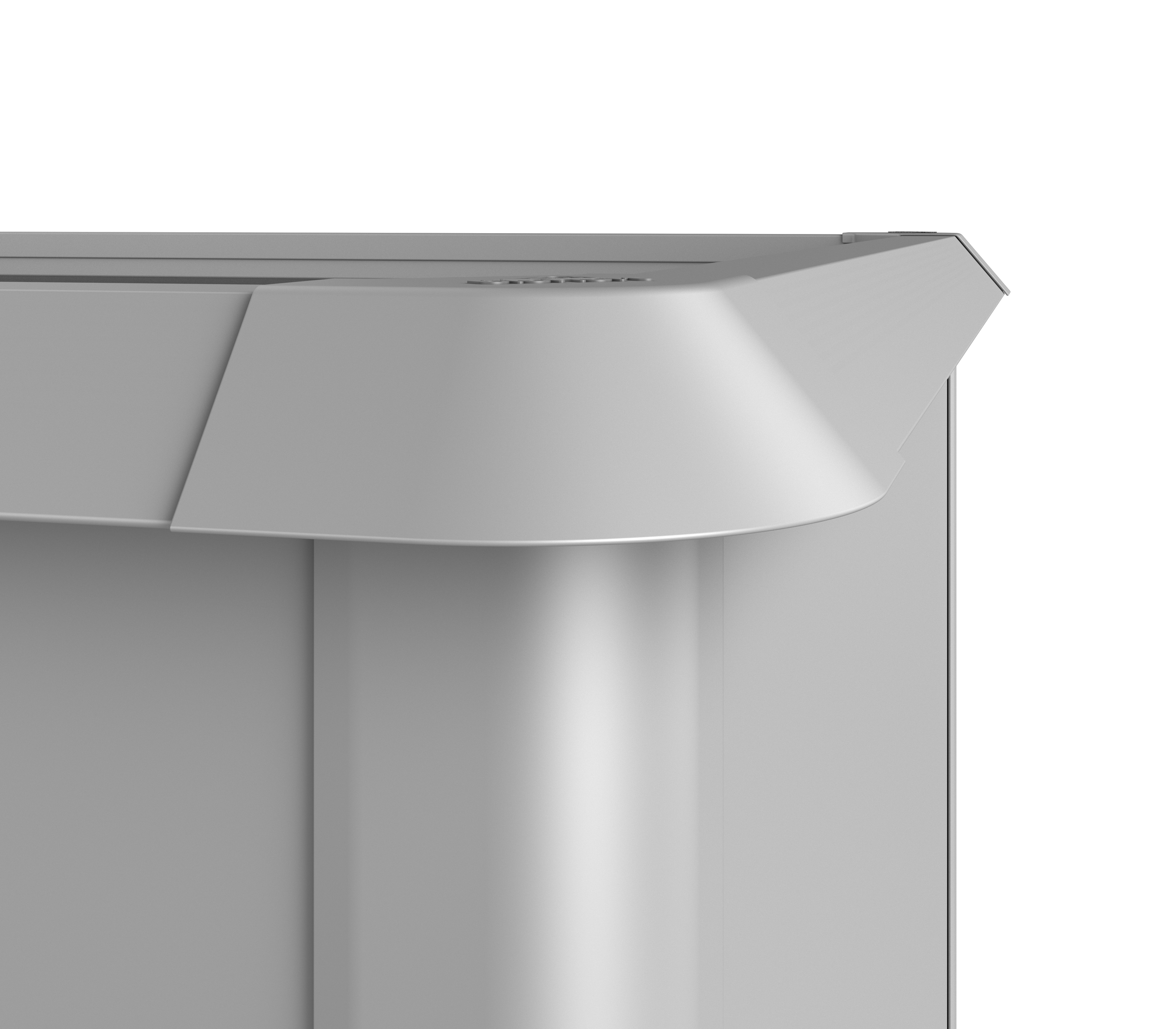 Thumbnail - Biohort Schneckenschutz für HochBeet 201 x 53 x 77 cm (Gr. 2x0,5) silber-metallic