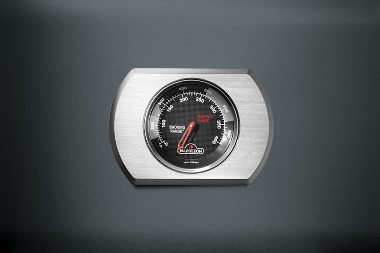 NAPOLEON Gasgrill Rogue Pro 425, SIZZLE ZONE Seitenbrenner, Charcoal Grau