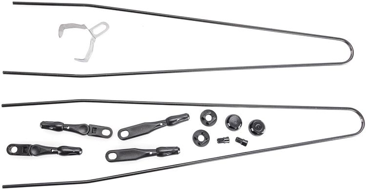 CONTEC Schutzblech-Set Splash Protect 27/28 Zoll schwarz schwarz glänzend