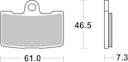 Vorschaubild SBS Bremsbelag 856H.HS Street High Performance Sinter