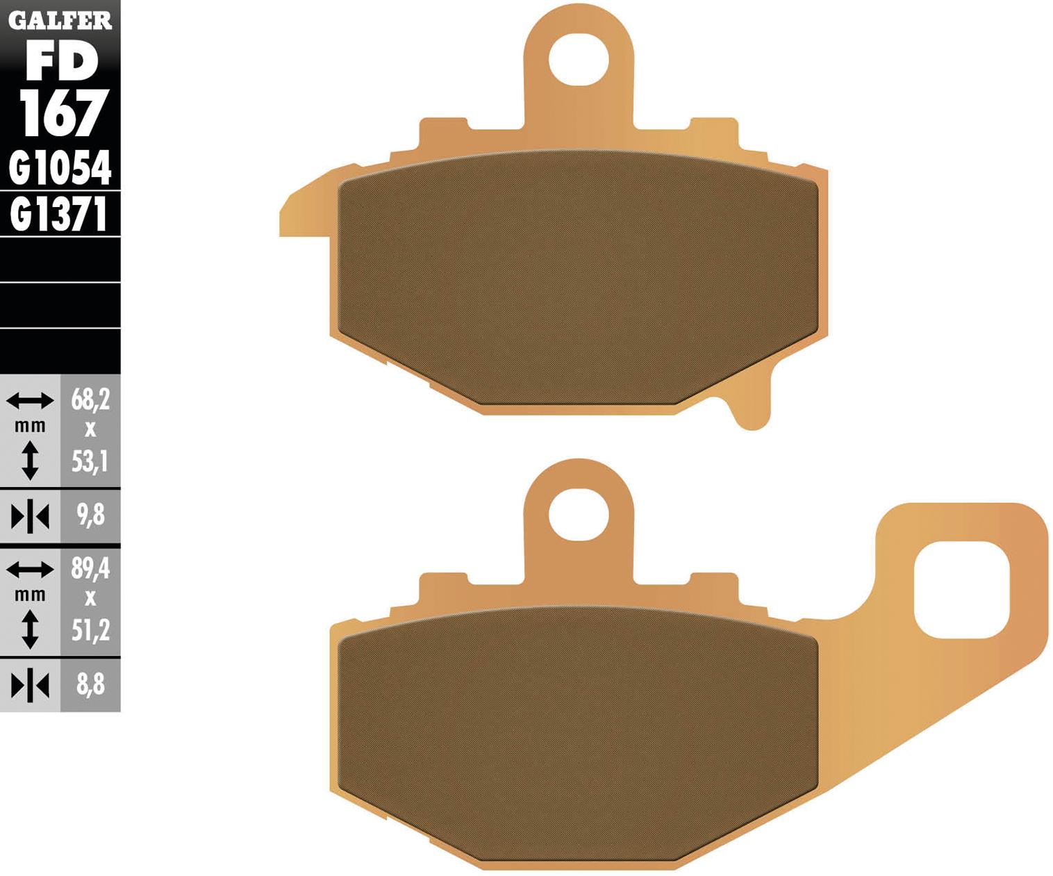 Galfer Bremsbelag FD167 - G1371