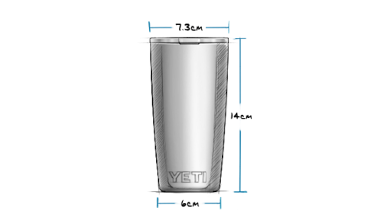 YETI Becher RAMBLER 10 oz. (296 ml) - mit Magsslider Deckel