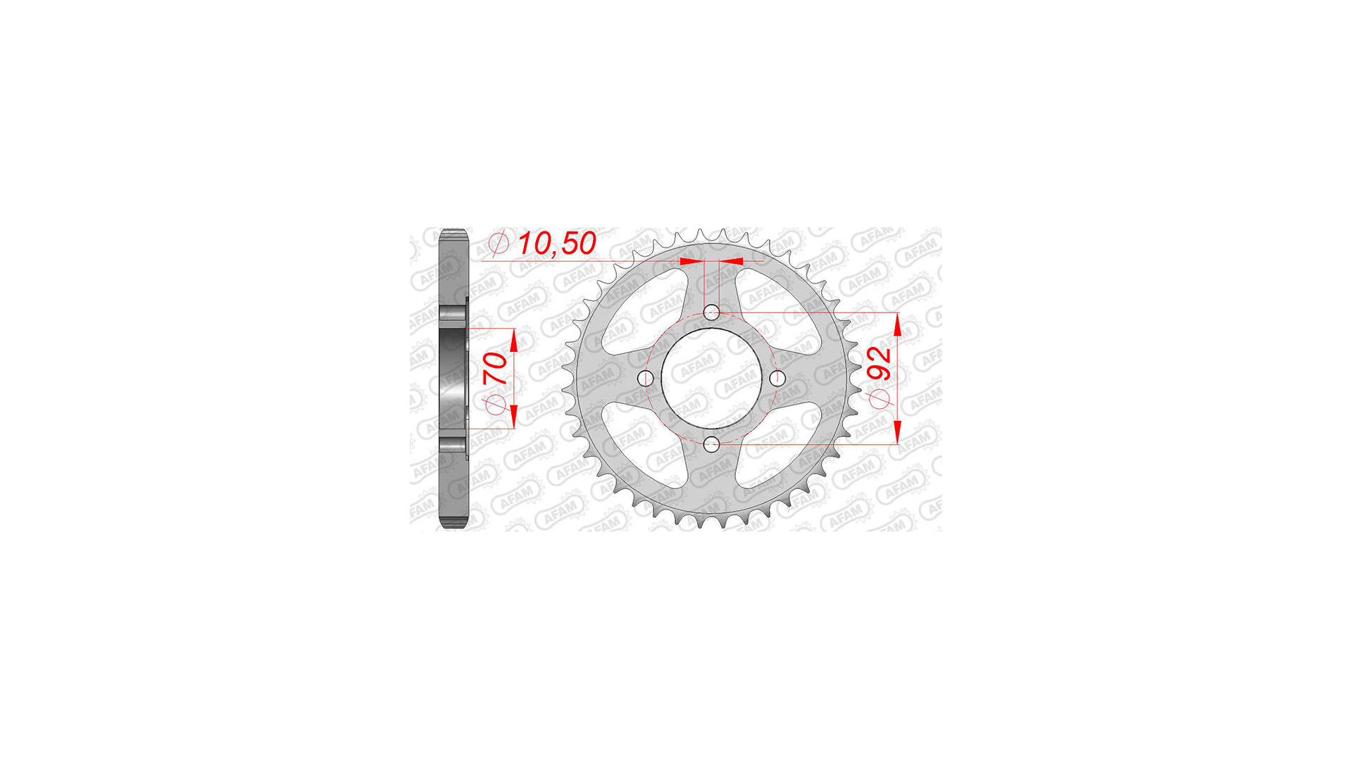 Afam Kettenrad 16400