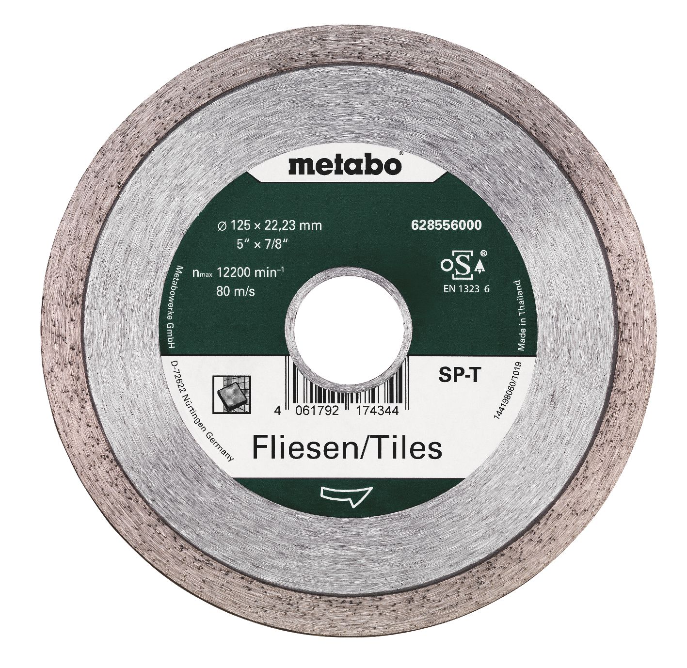 Metabo Diamanttrennscheibe 125x22,23mm"SP-T"Fliesen "SP"