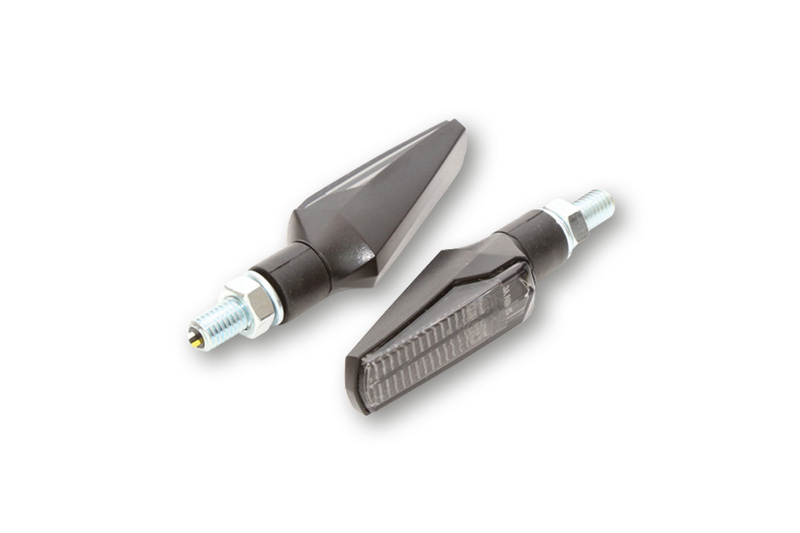 HIGHSIDER smart Fineline LED 3in1 Blinker-Rücklicht-Kombination Gehäuse Schwarz / Linse Rauchgrau (Paar), Hinten