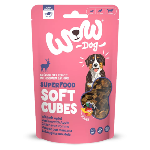WOW Superfood Soft Cubes 150 Gramm Hundesnack