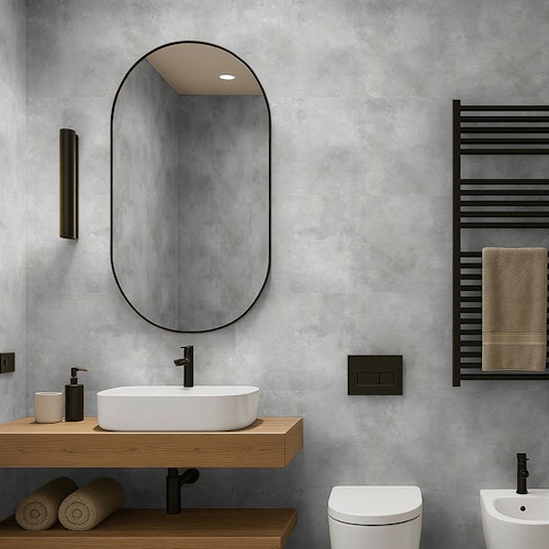 Revét Vinyl Wandfliese Concrete Matt 120 x 60 cm