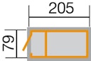 Weka Profi-Hochbeet 669 mit Stauraum und Ablage