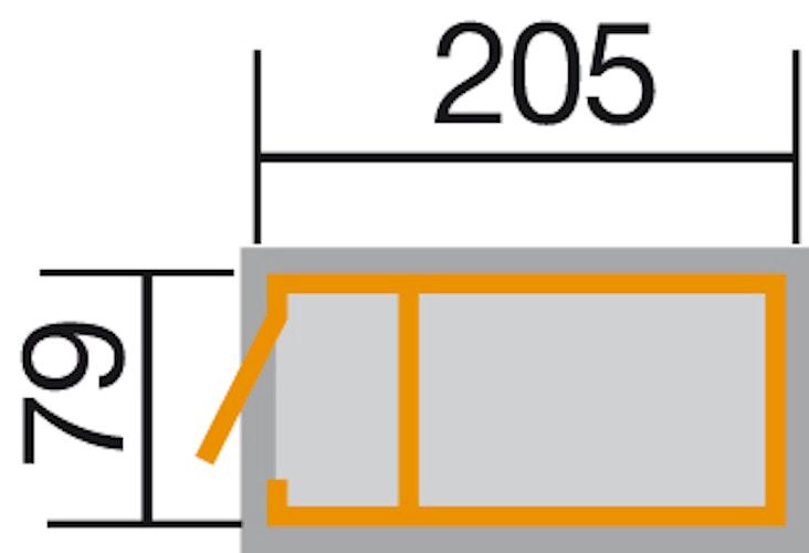 Weka Profi-Hochbeet 669 mit Stauraum und Ablage
