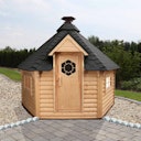 Vorschaubild Wolff Finnhaus Grillkota 9 de luxe inkl. Grillanlage (B)