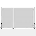 Vorschaubild TraumGarten SYSTEM BOARD/GLAS Doppeltor auf Maß mit E-Antrieb