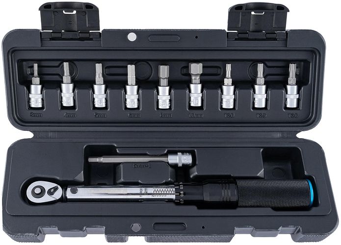 CONTEC Drehmomentschlüssel TFM-Torch 2-20 Nm schwarz
