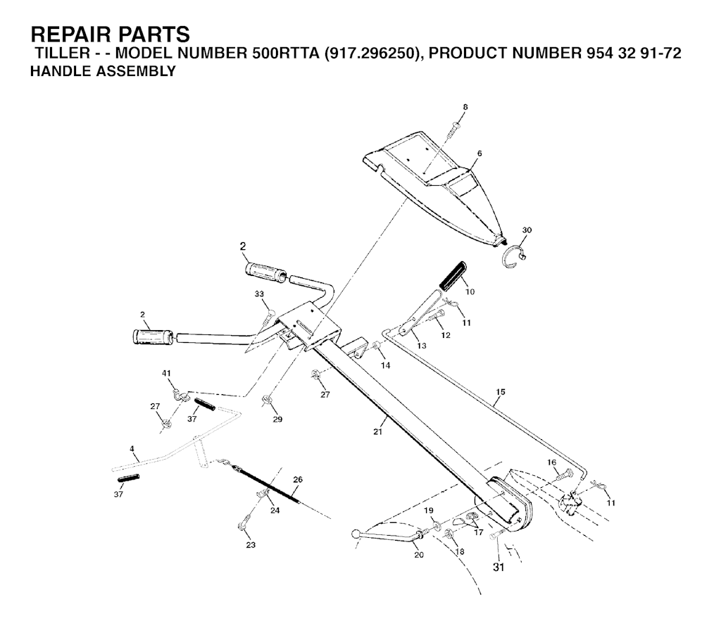 Explosionszeichnung Ersatzteile