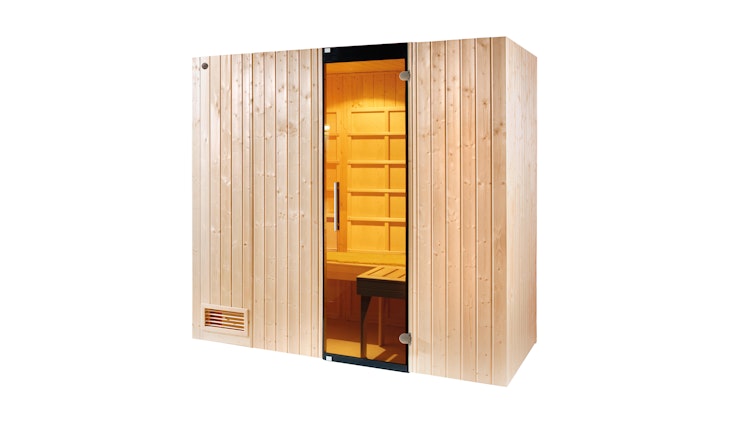 Weka Infrarotkabine / Kombikabine Uppsala inkl. 3,6 kW Bio-Aktivofen inkl. Flächenstrahler