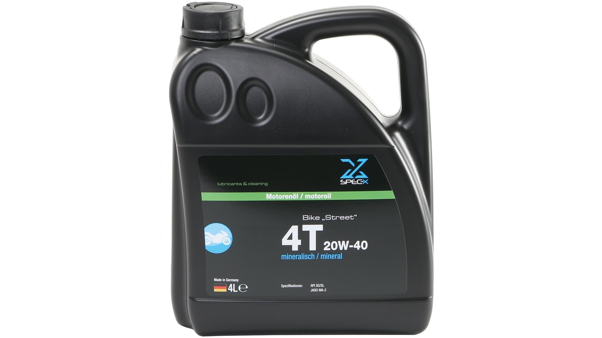 Spec X Motoröl Bike 4T Street 4 Liter 20W-40 Mineralisch