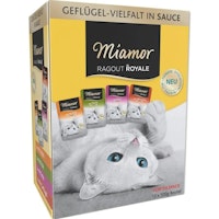 Miamor Ragout Royale Geflügelvielfalt 12x100g Multipack Katzennassfutter