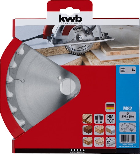 kwb Hk-Sägebl.HM Ø216x2,8x30 Z24 588255