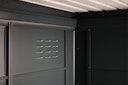 Vorschaubild Wolff Finnhaus Premium Metall Gartenhaus Hakon 2424 Anthrazit