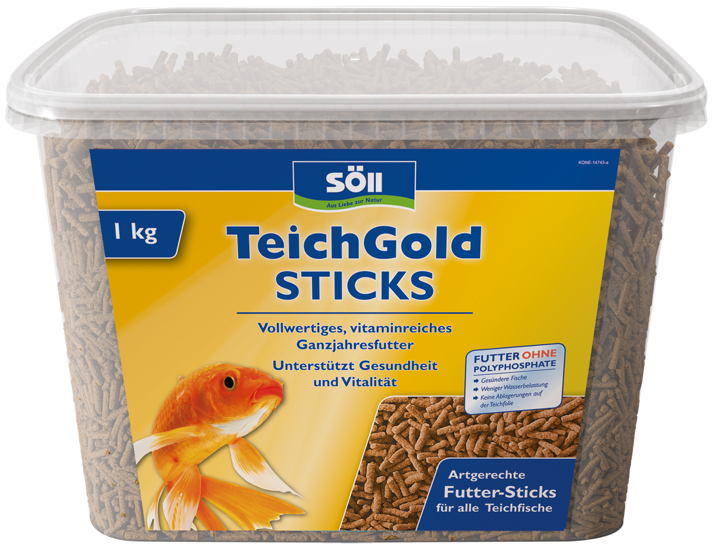 Söll Fischfutter TEICH-GOLD Sticks 940 g