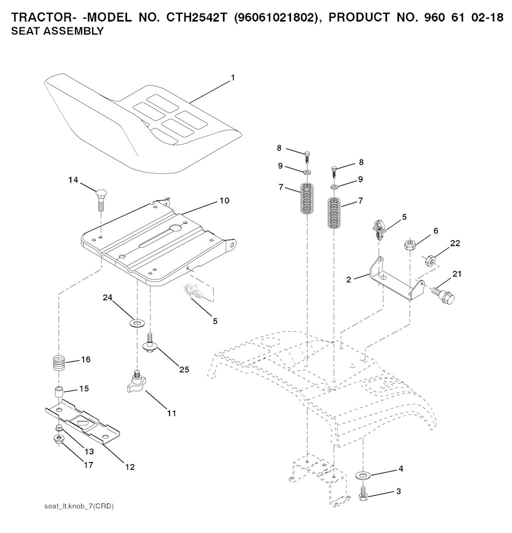 Explosionszeichnung Ersatzteile
