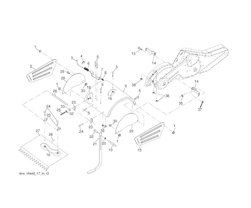 Explosionszeichnung Ersatzteile