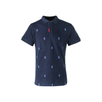 Big Green Egg Golf Poloshirt - Männer - Blau