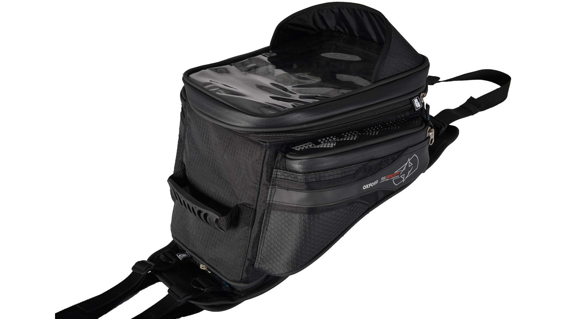 Oxford Tankrucksack schwarz, Tankrucksack "S20R" 20 l Volumen, Maße (B x H x T): 32 x 12 x 35 cm