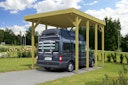 Vorschaubild Skan Holz Caravan-Carport Friesland 397x555 cm mit erhöhter Einfahrt
