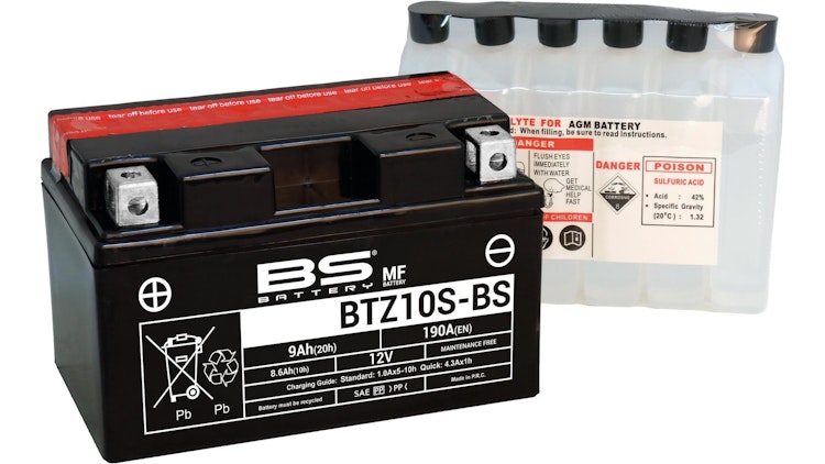 BS-Battery Batterie BS-Battery, MTF, wartungsfrei, Batterie "YTZ10S-BS" ETN: 508 901 015