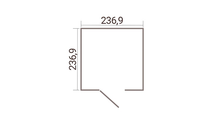 Weka Metall-Gerätehaus Gary 1-9
