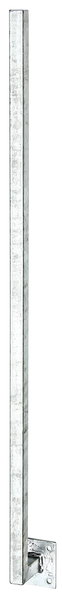 Alberts® Universalpfosten 70 mm Abstand feuerverzinkt zum Aufschrauben L 1150mm