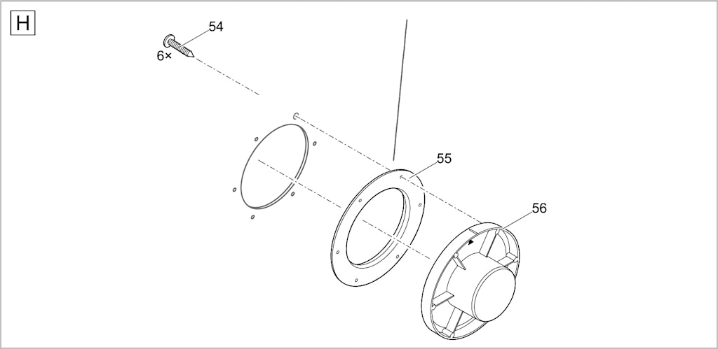Explosionszeichnung Ersatzteile
