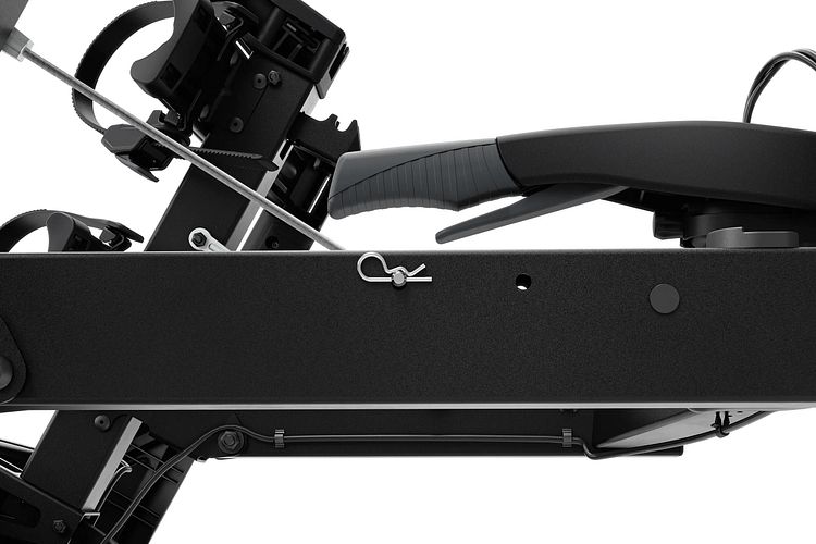 Thule Heckträger VeloSpace 3 schwarz für Fahrräder, Abklappwinkel von 65 °