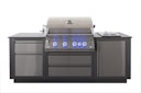 Napoleon Outdoor Küche OASIS Compact 105 inkl. Gas-Einbaugrill der Serie 700 und Einbau Sizzle Zone
