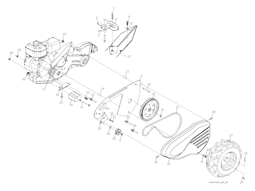 Explosionszeichnung Ersatzteile